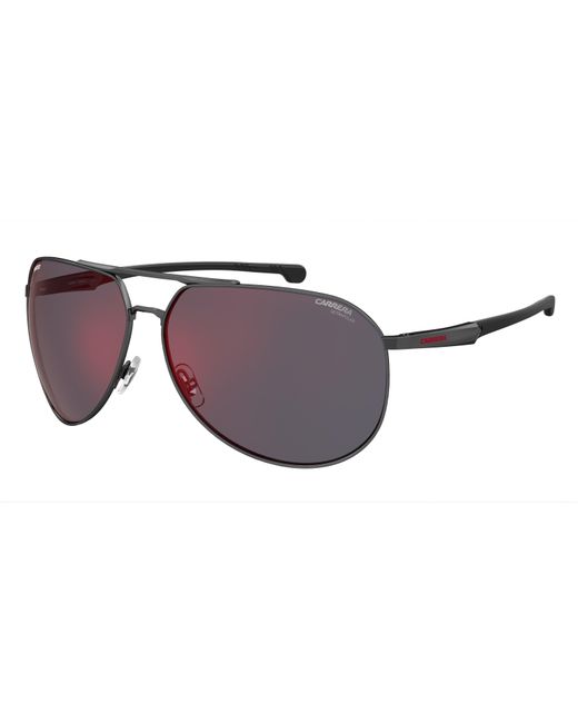 Carrera DUCATI Black Carduc 030/S 807/H4 Sunglasses Metal Smoke Pilot Polarized for men