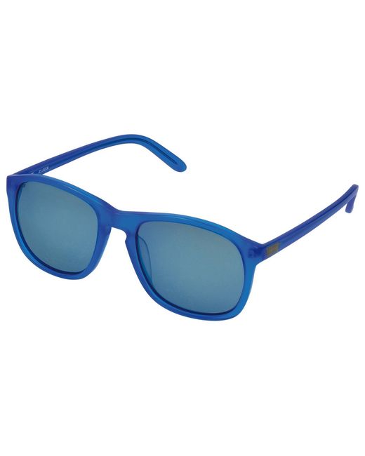 Lozza Blue Sl1845V Cooper D64B Sunglasses Acetate Squared Normal Mirror for men