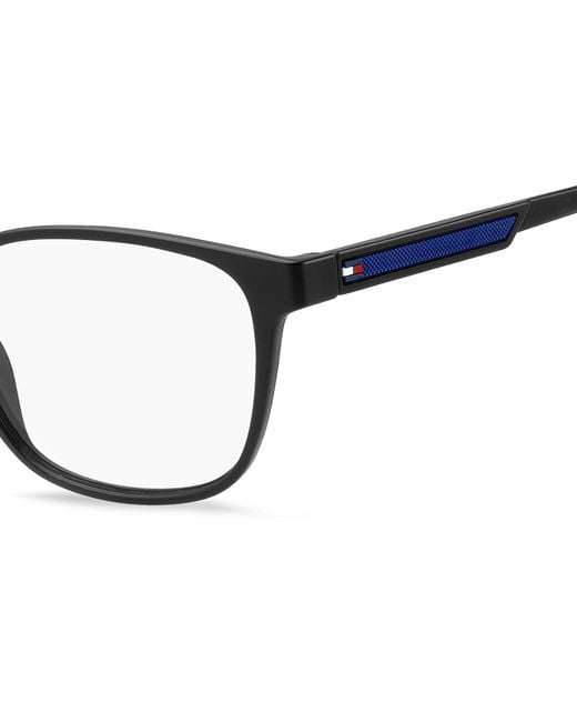 Tommy Hilfiger Black Th 2205 D51 Optical Frames Eco-Poliame Squared Normal for men
