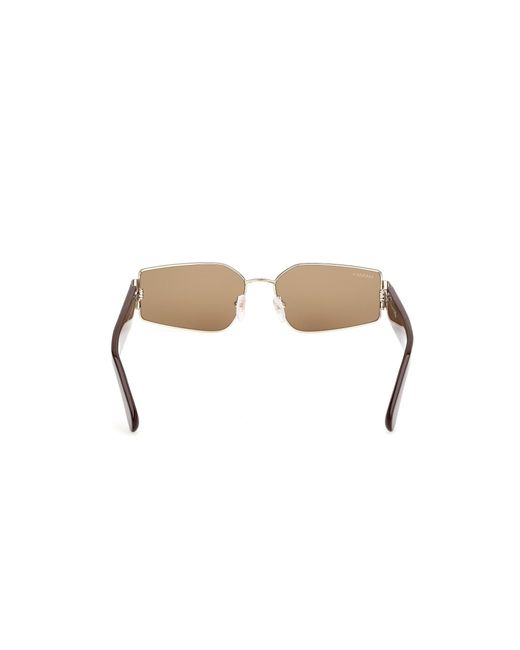 MAX&Co. Black Mo0128 32J Sunglasses Metal Squared Normal