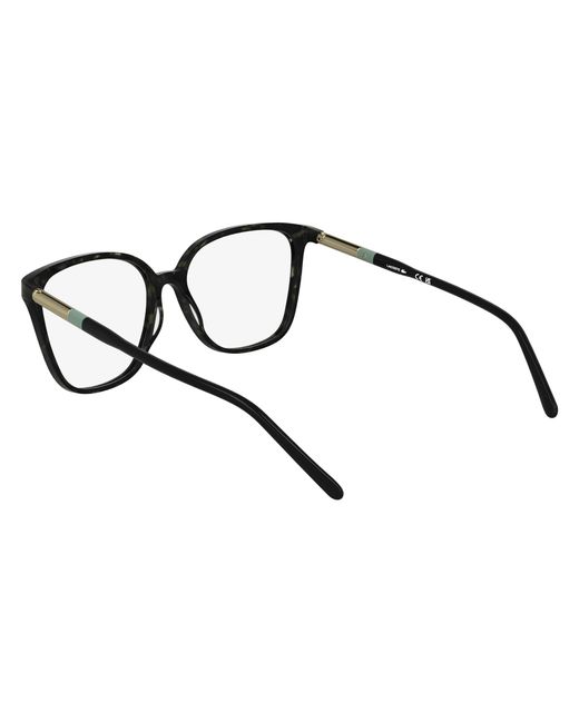 Lacoste Black L2985 001 Optical Frames Acetate Squared Normal