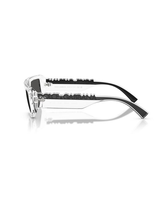 Dolce & Gabbana Black Dg6203 313387 Sunglasses Injected Squared Normal