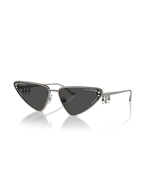 Jimmy Choo Black Jc4001B 300487 Sunglasses Metal Cat Eye Normal