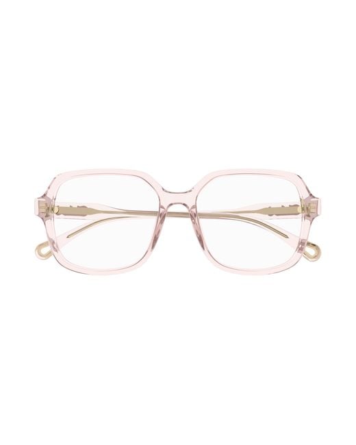 Chloé Black Ch0277Oa 003 Optical Frames Acetate Transparent Squared