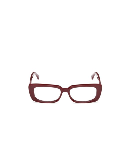 Max Mara Black Mm5209 069 Optical Frames Acetate Squared Normal
