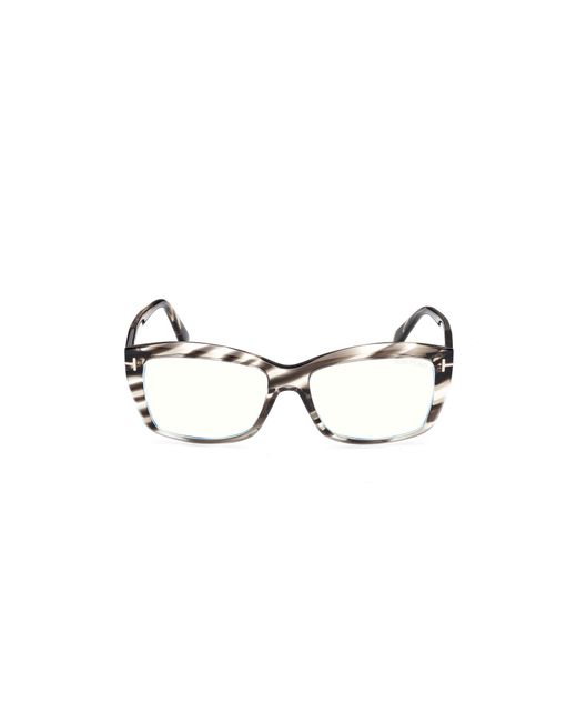 Tom Ford Black Ft6065-B 056 Optical Frames Acetate Squared Normal