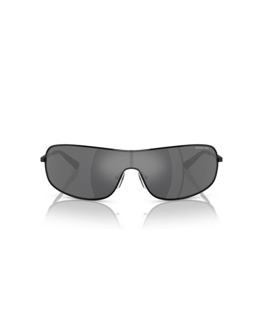 Michael Kors Black Mk1139 Aix 10056G Sunglasses Metal Squared Normal Mirror
