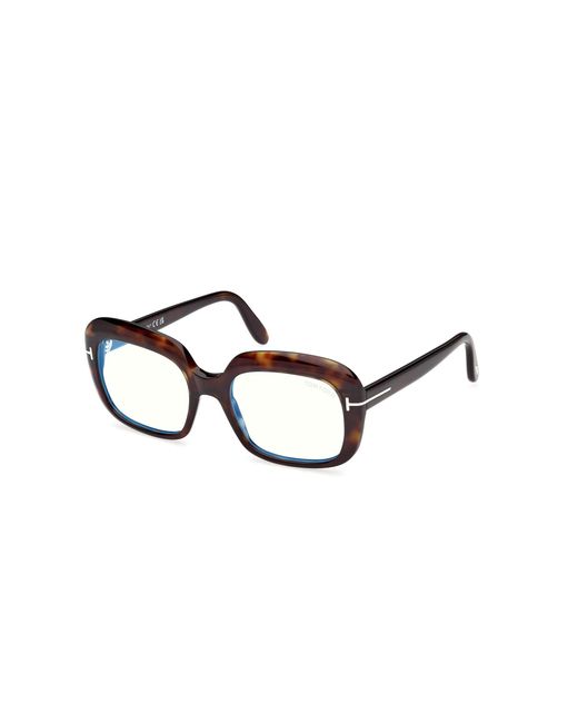 Tom Ford Black Ft6096-B 052 Optical Frames Acetate Squared Normal