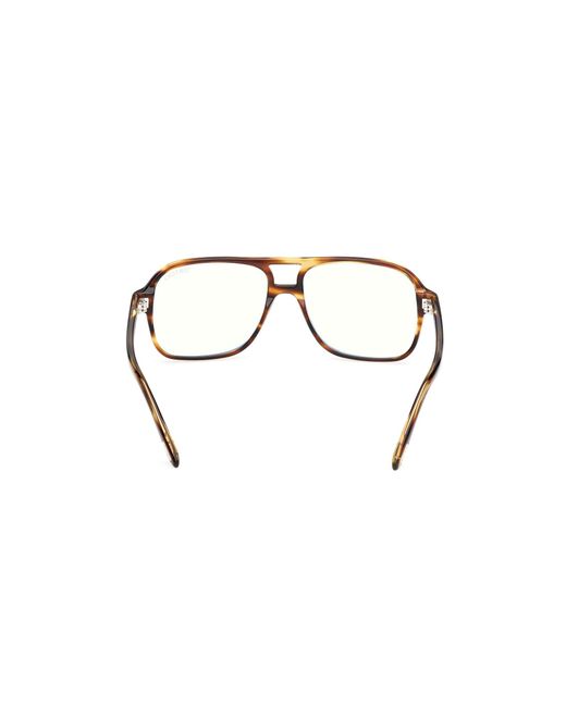 Tom Ford Black Ft6058-B 055 Optical Frames Acetate Squared Normal for men