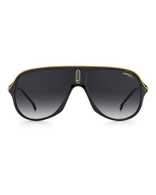 Carrera Black Safari65/N 807/9O Sunglasses Plastic Squared Polarized