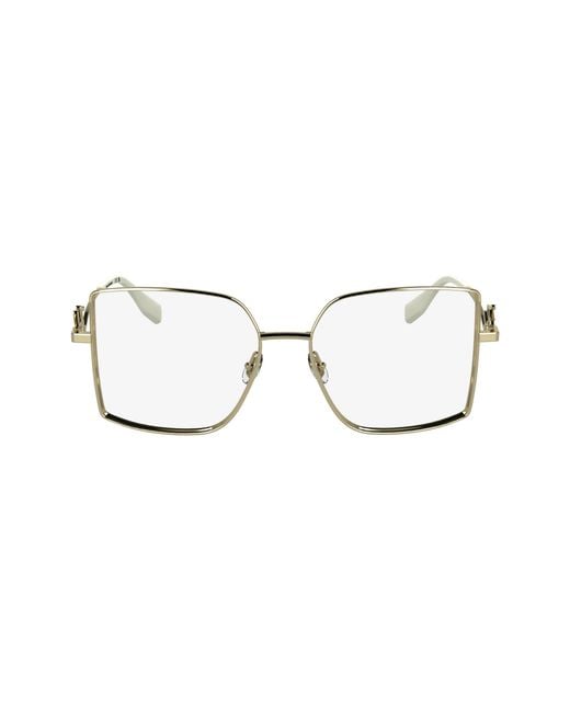 Karl Lagerfeld Black Kl359 715 Optical Frames Metal Squared Normal