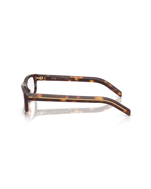 Prada Black Pr B02V 15W1O1 Optical Frames Acetate Squared Normal for men