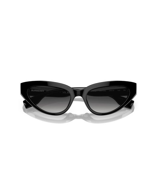 Burberry Black Be4373U Debbie 30018G Sunglasses Acetate Cat Eye Normal Shaded