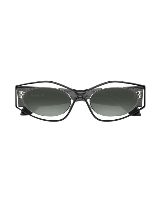 Alaïa Black Aa0093S 001 Sunglasses Acetate Cat Eye