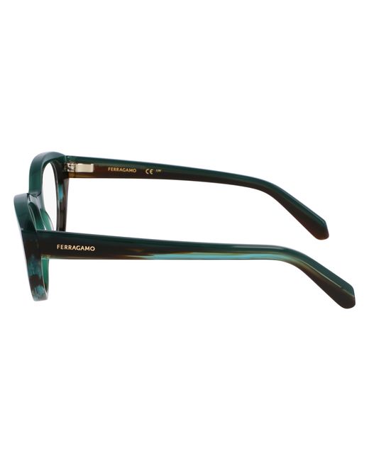 Ferragamo Black Sf3011 336 Optical Frames Acetate Cat Eye Normal