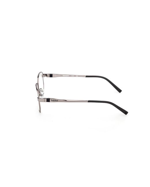 Timberland Black Tb50082 008 Optical Frames Metal Geometric Normal for men