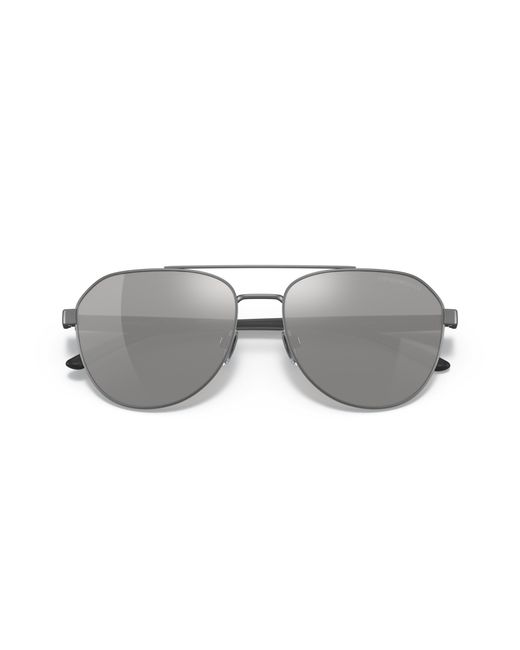 Emporio Armani Black Ea2129D 3003Z3 Sunglasses Metal Pilot Polarized for men