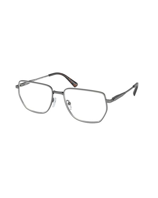 Michael Kors Black Mk3080 Steamboat 1002 Optical Frames Metal Transparent Geometric Normal for men