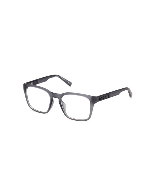 Timberland Black Tb50000-H 020 Optical Frames Injected Squared Normal for men