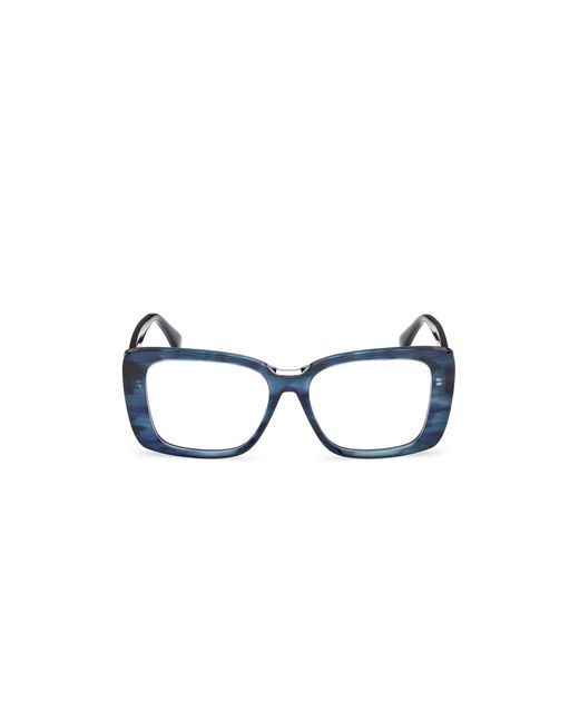 Max Mara Black Mm5208 092 Optical Frames Acetate Butterfly Normal