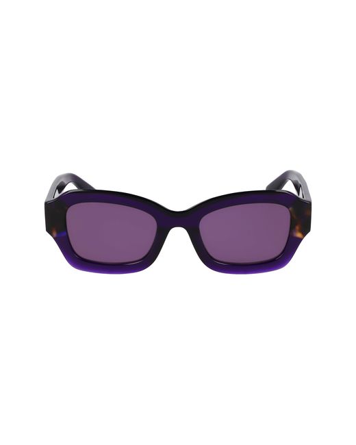 Longchamp Black Lo749S 505 Sunglasses Acetate Cat Eye Normal Normal