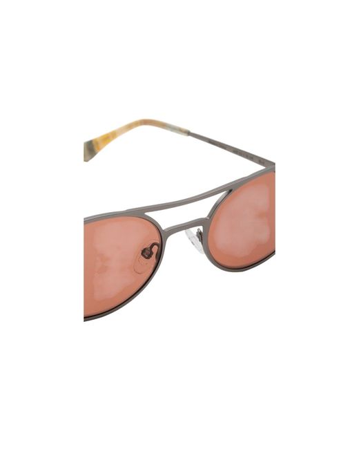 Retrosuperfuture Black 44R Bird Boogie Sunglasses Round Normal