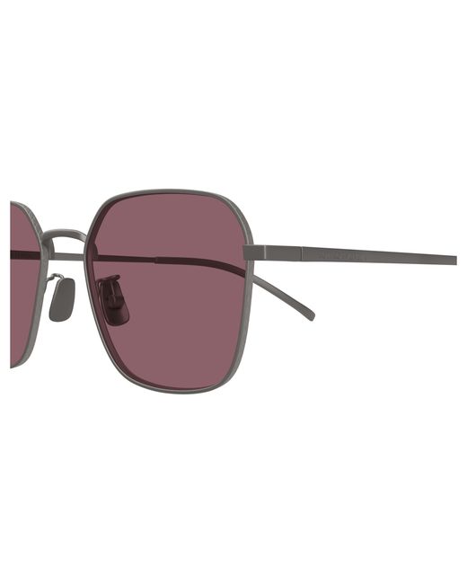 Bottega Veneta Black Bv1422Sa 003 Sunglasses Titanium Round