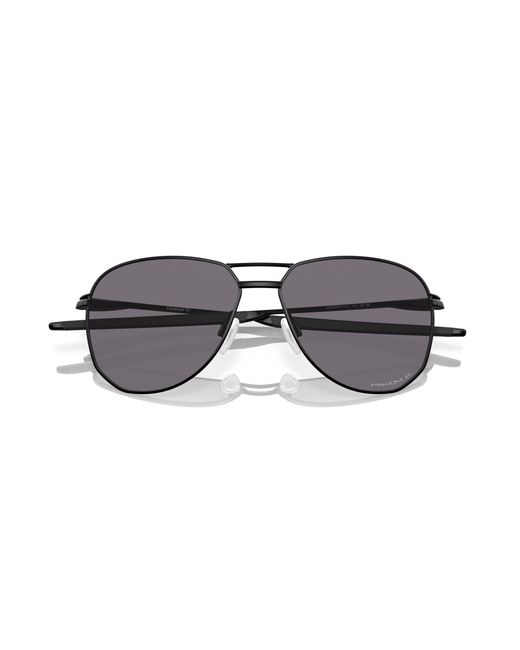 Oakley Black Oo6050 Contrail Ti 605001 Sunglasses Titanium Round Polarized Prizm for men
