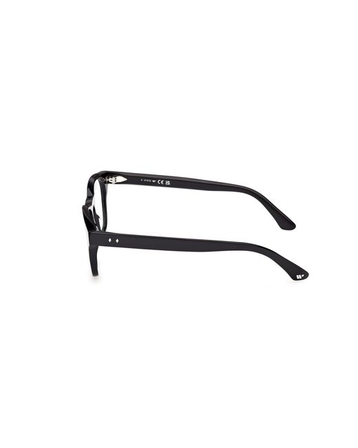 Web Black We5468 001 Optical Frames Acetate Round Normal for men