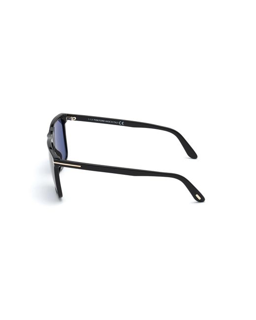 Tom Ford Black Ft0832 Fletcher 01V Sunglasses Acetate Squared Normal for men