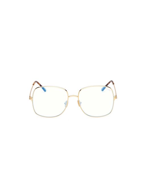Tom Ford Black Ft6048-B 030 Optical Frames Metal Squared Normal