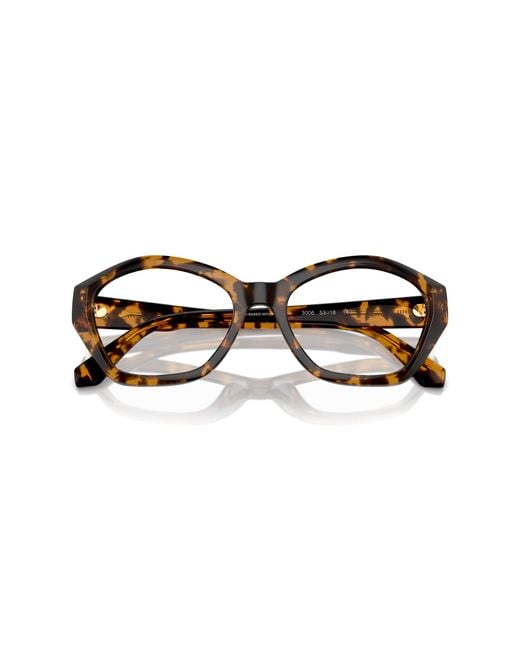 Michael Kors Black Mk4116U Seaside 3006 Optical Frames Injected Transparent Geometric Normal