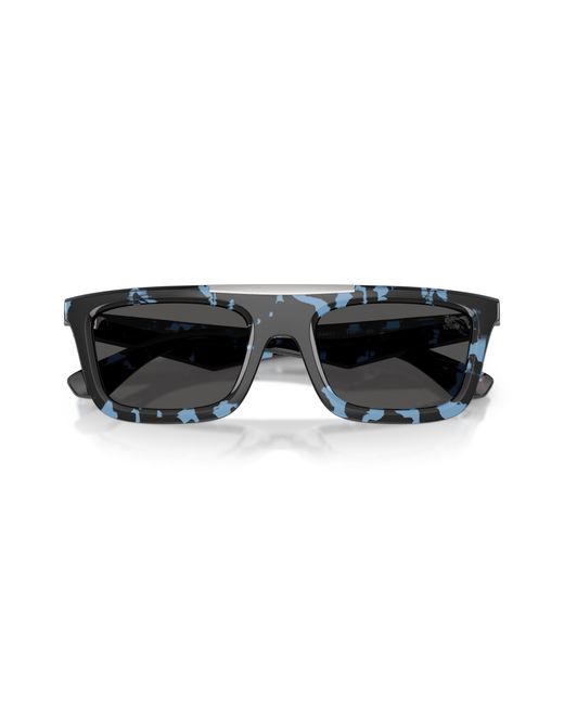 Burberry Black Be4451U 411187 Sunglasses Injected Squared Normal for men