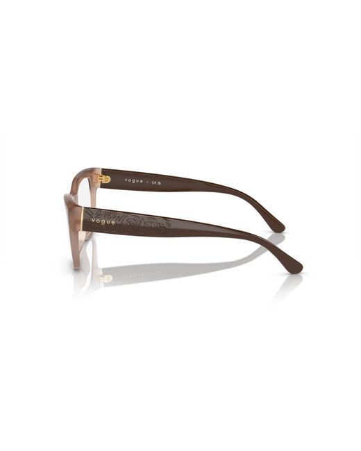 Vogue Eyewear Black Vo5528 3097 Optical Frames Nylon Transparent Cat Eye Normal