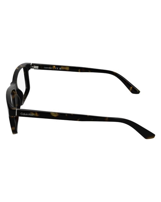 Calvin Klein Black Ck25546 235 Optical Frames Bio-Injected Squared Normal for men