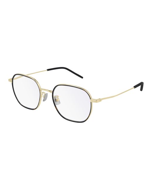 Saint Laurent Black Sl 397/F 003 Optical Frames Metal Squared