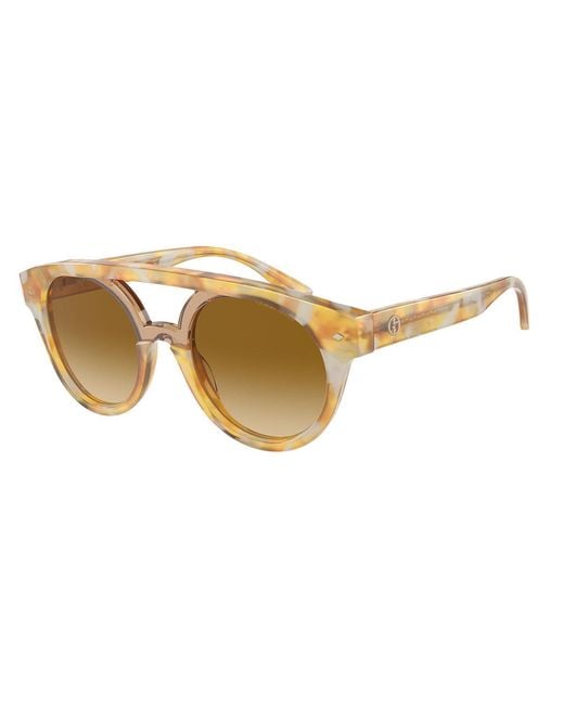 Giorgio Armani Black Ar8163 57612L Sunglasses Plastic Pilot for men