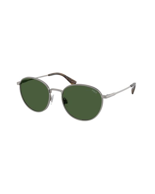 Polo Ralph Lauren Green Ph3163 926671 Sunglasses Metal Pantos Normal for men