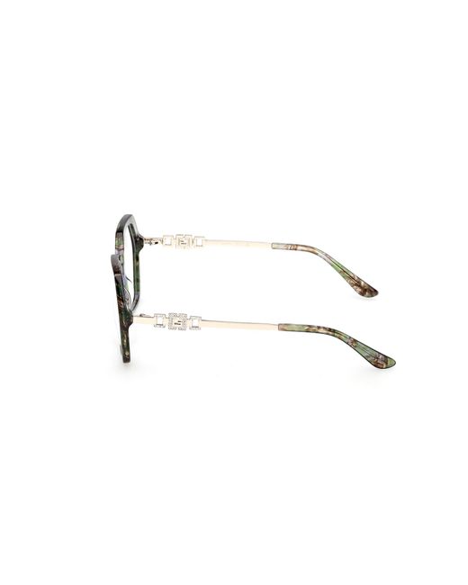 Guess Black Gu50317 098 Optical Frames Acetate Geometric Normal