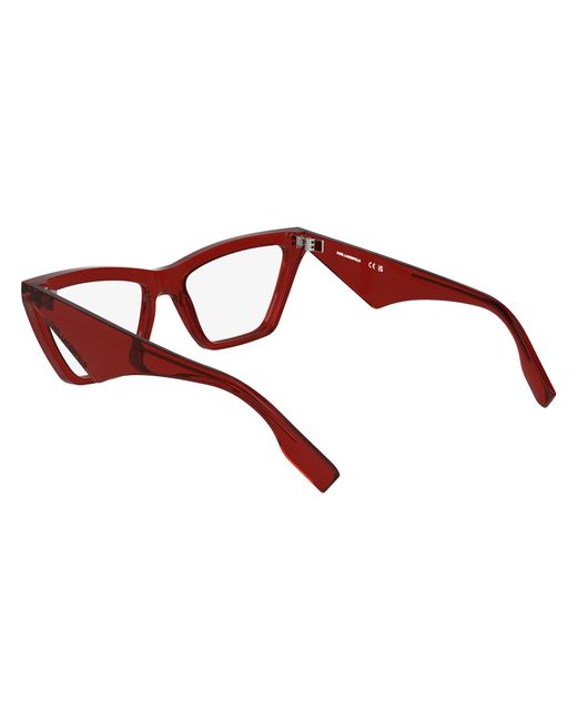 Karl Lagerfeld Black Kl6195 600 Optical Frames Bio-Inject Cat Eye Normal