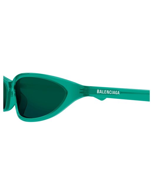 Balenciaga Green Bb0402S 005 Sunglasses Acetate Round