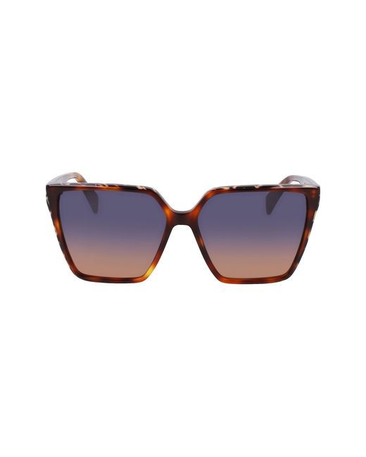 Liu Jo Black Lj798S 245 Sunglasses Acetate Squared Normal Shaded