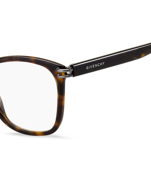Givenchy Black Gv 0130 086 Optical Frames Acetate Squared