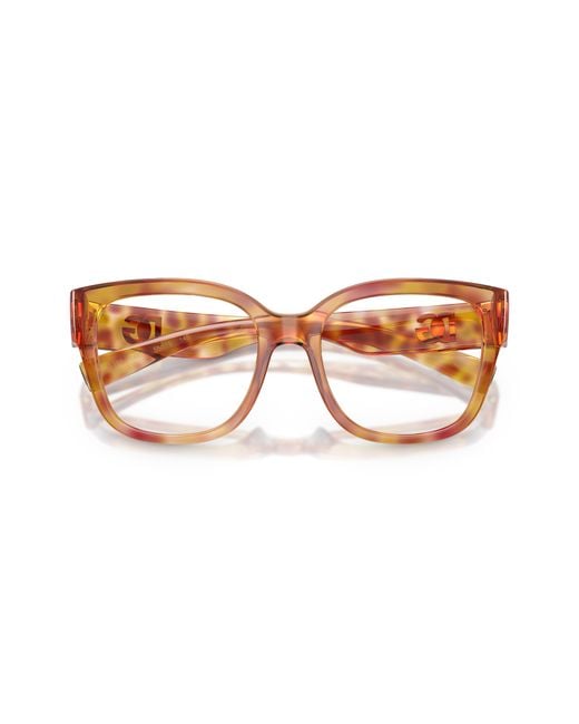 Dolce & Gabbana Black Dg5115 3477 Optical Frames Injected Transparent Butterfly Normal