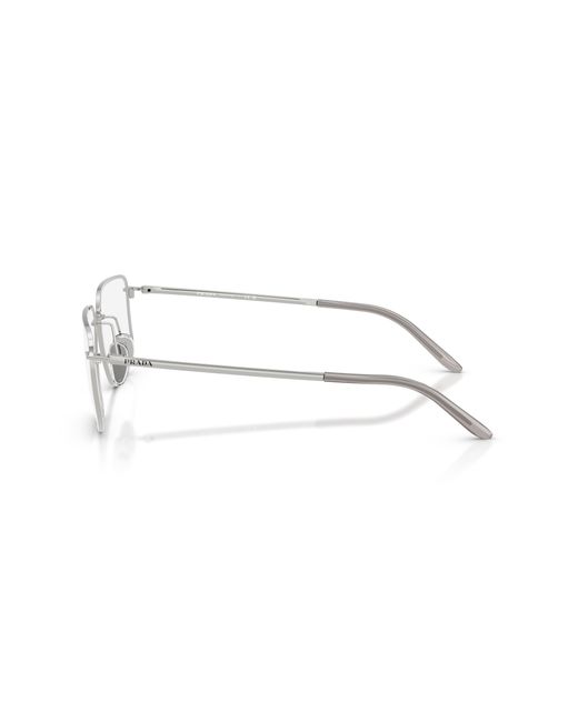Prada Black Pr C52V 1Bc1O1 Optical Frames Metal Squared Normal