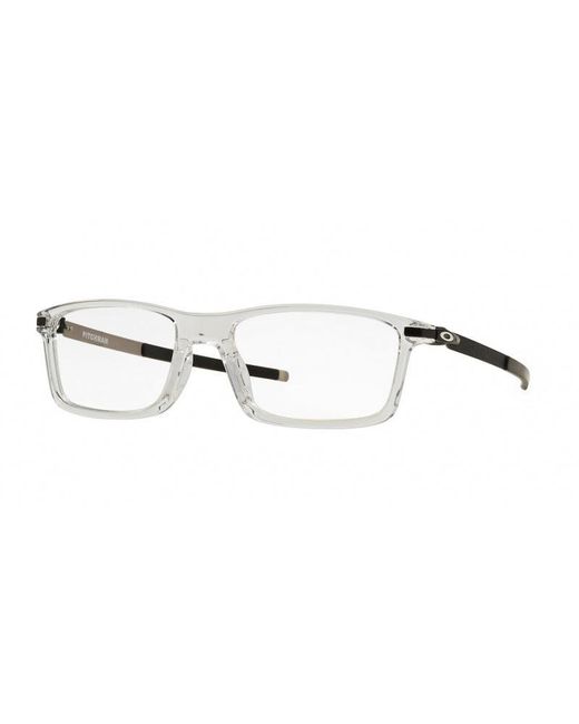 Oakley Black Ox8050 Pitchman 805002 Optical Frames Plastic Squared for men
