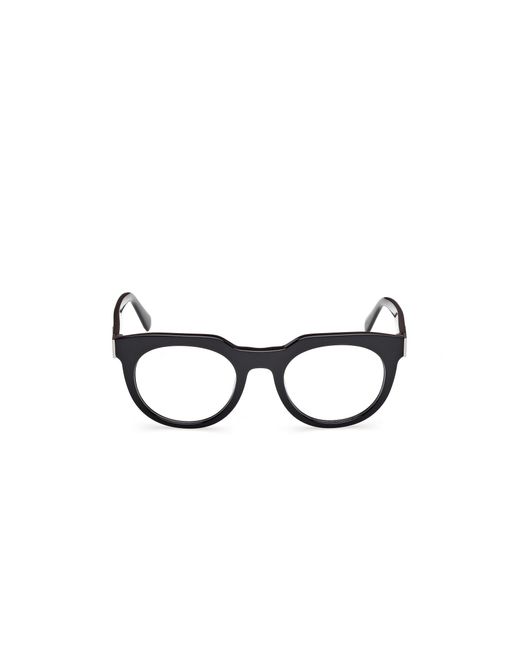 Guess Black Gu50241 001 Optical Frames Acetate Round Normal for men