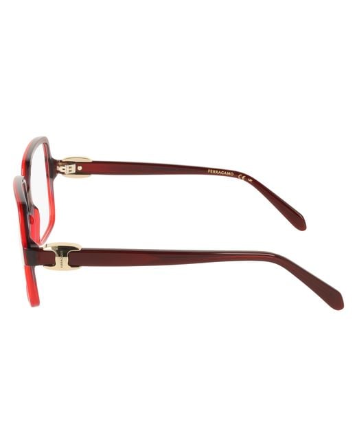 Ferragamo Black Sf3058 615 Optical Frames Acetate Squared Normal
