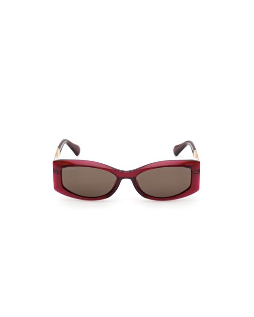 MAX&Co. Black Mo0144 69E Sunglasses Injected Squared Normal