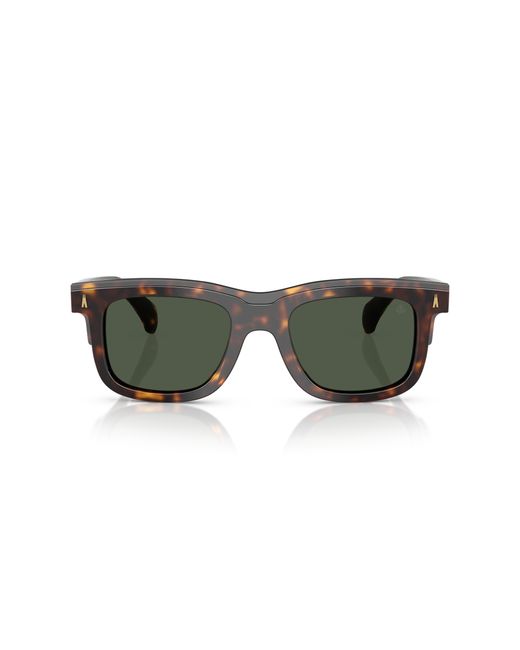 Moncler Black Me6004 Claro 30029A Sunglasses Acetate Squared Polarized